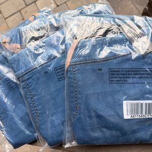 D&Co Adaptive Denim Jeggings Pull On XL Cargo Pockets Jeans Split bottom Pants